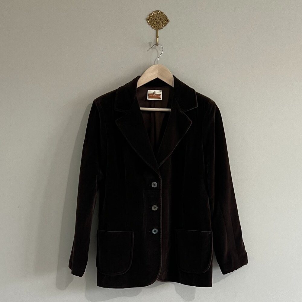 Vintage Koret Brown Velvet Blazer Union Made USA